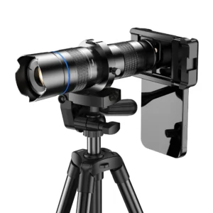APEXEL HD Metal 20-40x Zoom Telescope Lens Phone Telephoto Lens With Extendable Mini Tripod for All Smartphones Hunting Sports